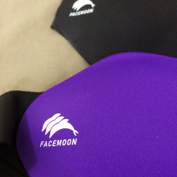 NEW Set of 3 Facemoon Sleep Masks Black Purple Blue Adjustable Deep Eye Cups - Picture 6 of 6